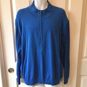 SOLD Fairway & Greene Whisper Rock Blue Sweater XL